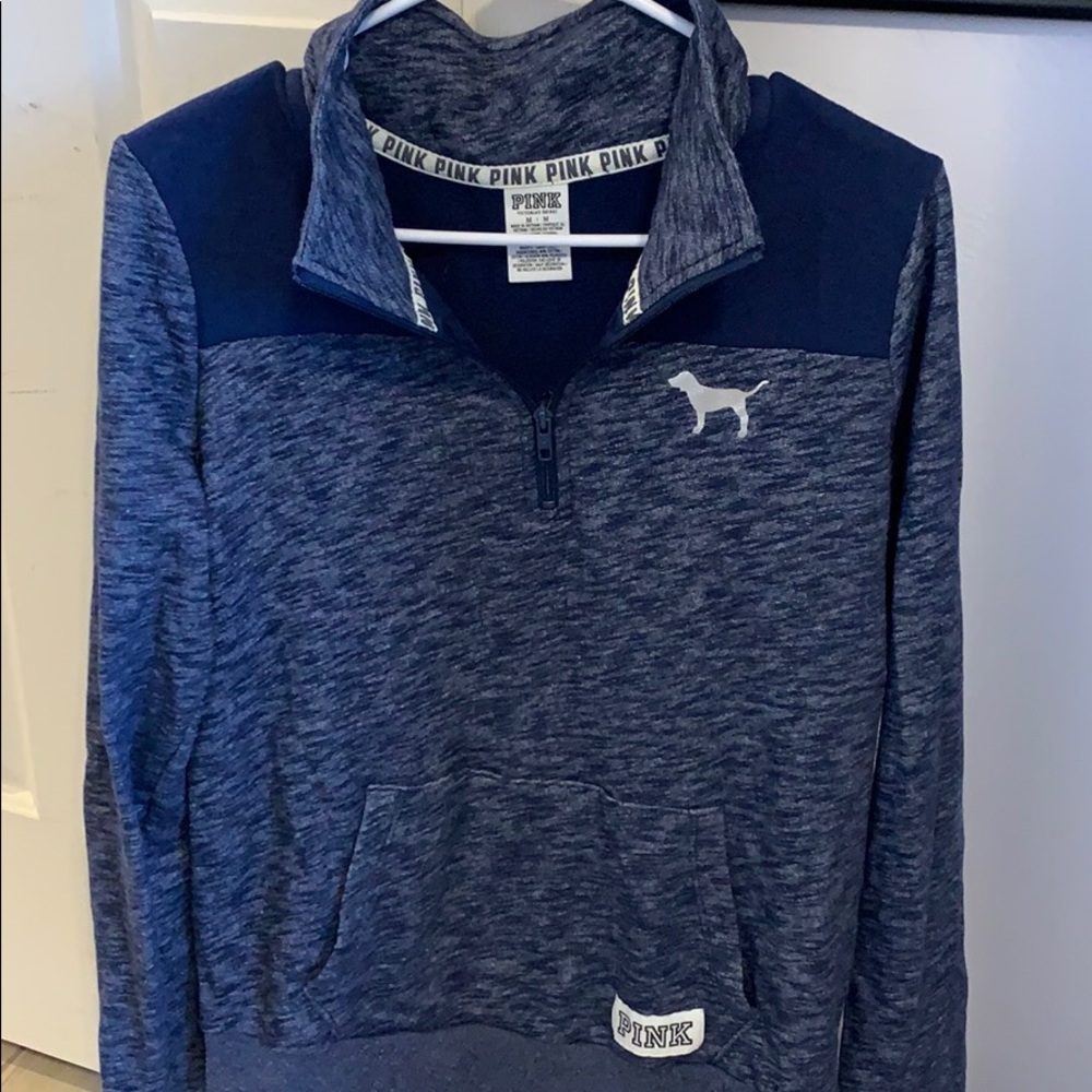Dark Blue Love PINK Victoria Secret Sweatshirt.